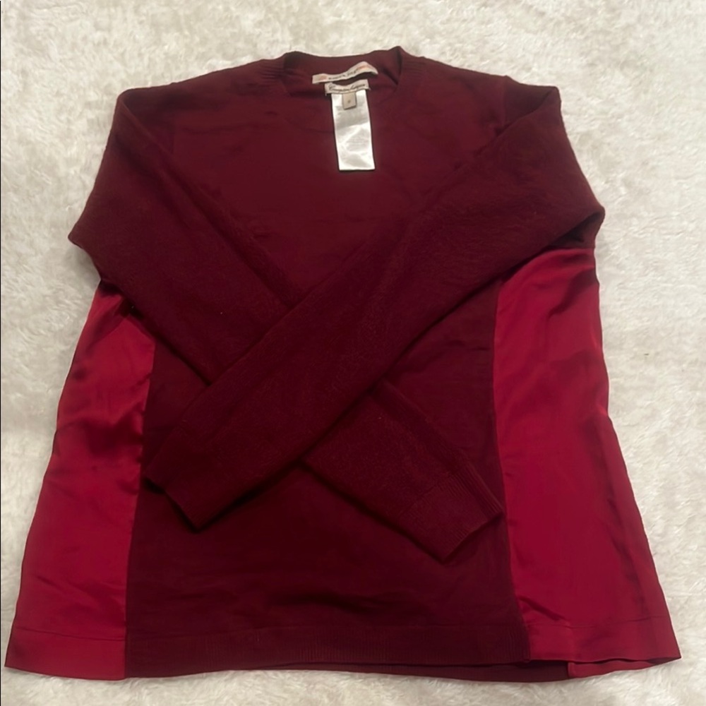 PAUL & JOE
Burgundy and Red Long Sleeve Top